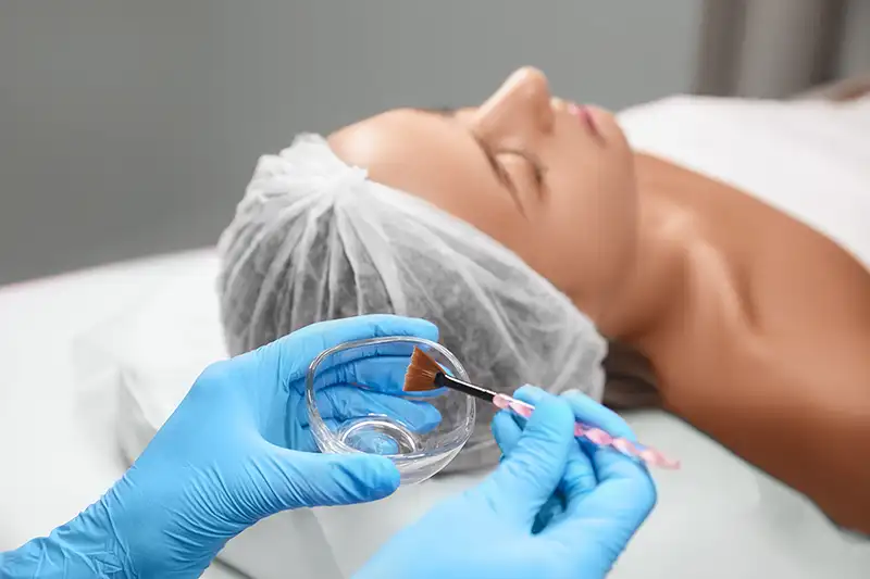 Soin peeling – détail